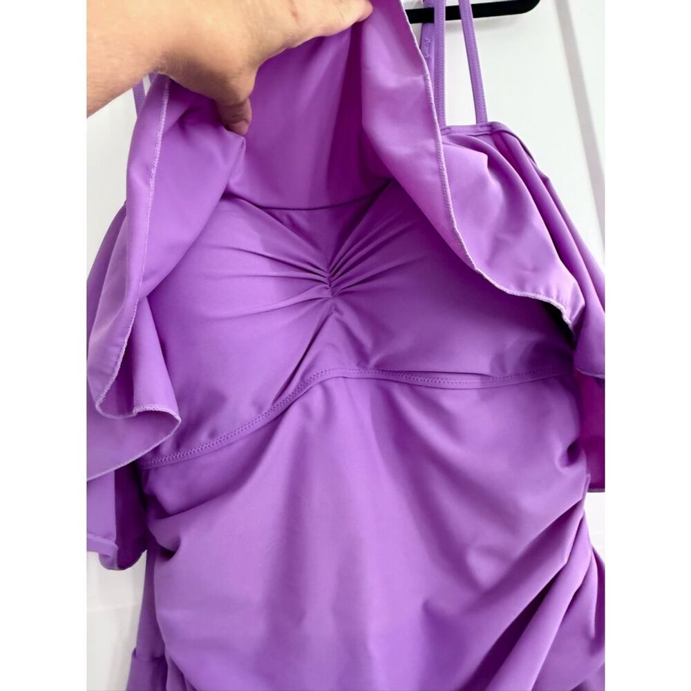 Cocopear One Piece Tummy Control Swim Dress - Picture 9 of 12